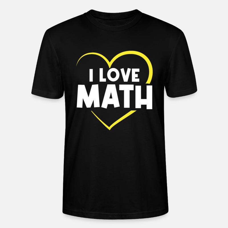 J’adore les maths - T-shirt bio CRAFTER Stanley Stella Unisexe - noir