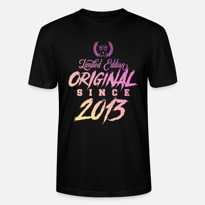 Édition limitée originale 2013 - T-shirt bio CRAFTER Stanley Stella Unisexe - noir