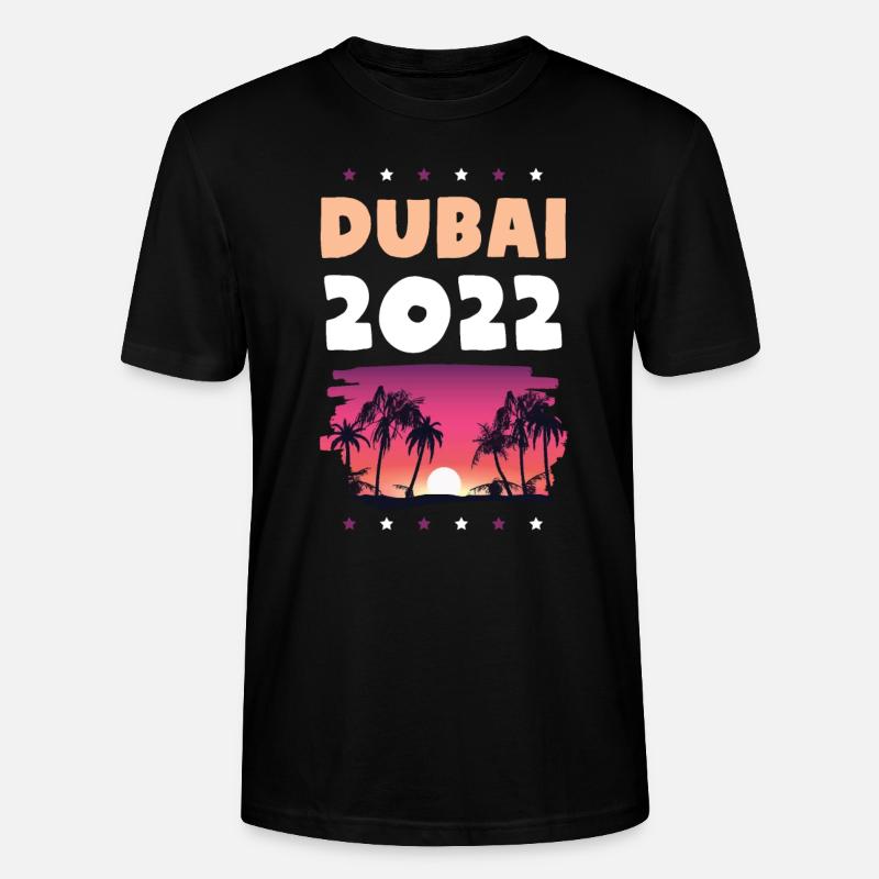 Dubai 2022 - Stanley/Stella Unisex Bio-T-Shirt CRAFTER - Schwarz