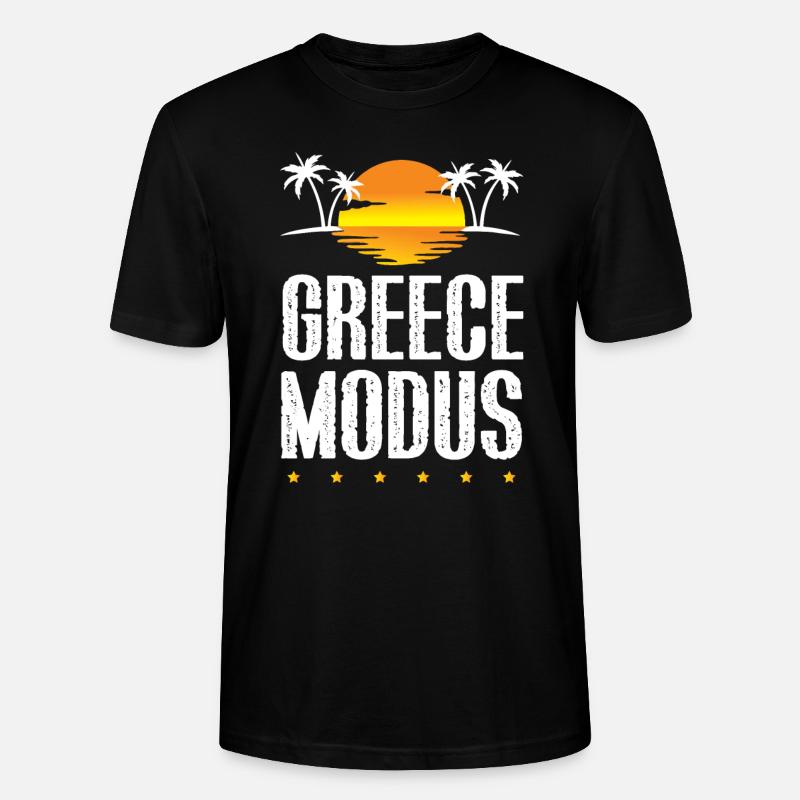 Greece Modus - Stanley/Stella Unisex Bio-T-Shirt CRAFTER - Schwarz
