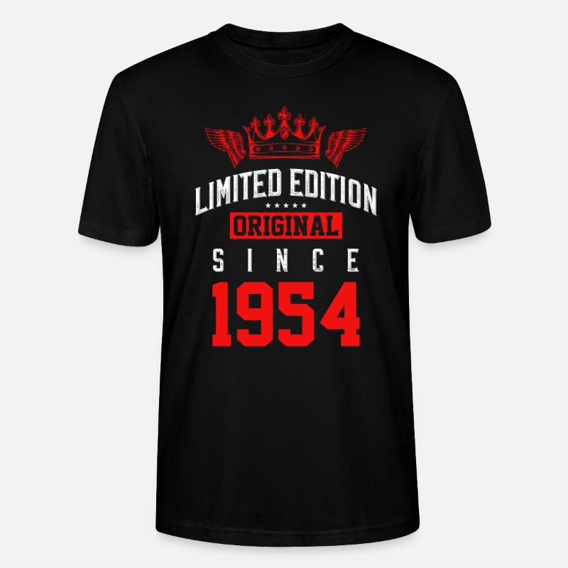 Édition limitée 1954 - T-shirt bio CRAFTER Stanley Stella Unisexe - noir
