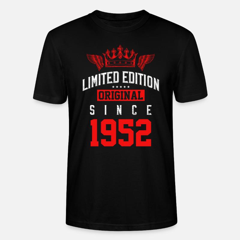 Édition limitée 1952 - T-shirt bio CRAFTER Stanley Stella Unisexe - noir
