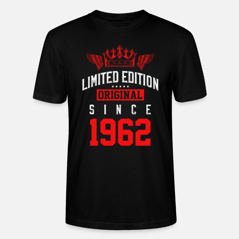 Édition limitée 1962 - T-shirt bio CRAFTER Stanley Stella Unisexe - noir