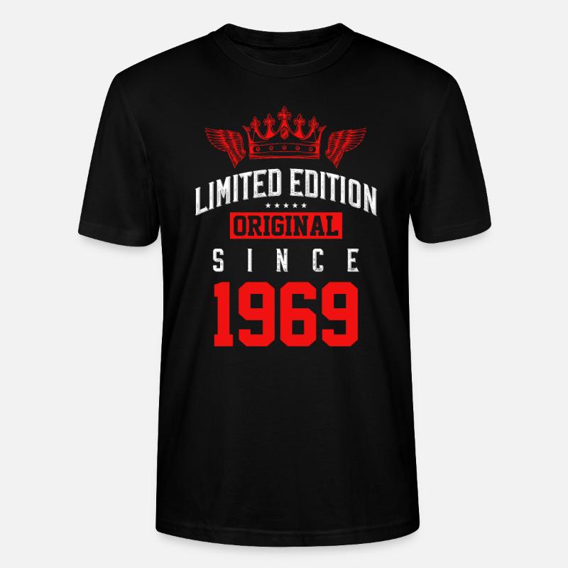 Édition limitée 1969 - T-shirt bio CRAFTER Stanley Stella Unisexe - noir