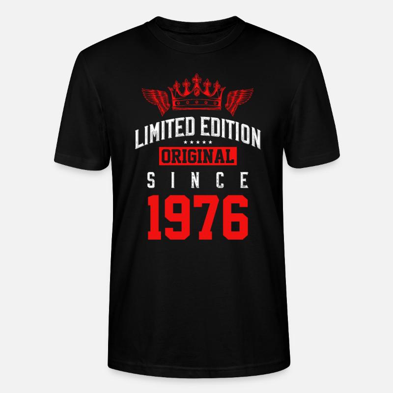 1976 limited edition - Stanley/Stella Unisex Bio-T-Shirt CRAFTER - Schwarz