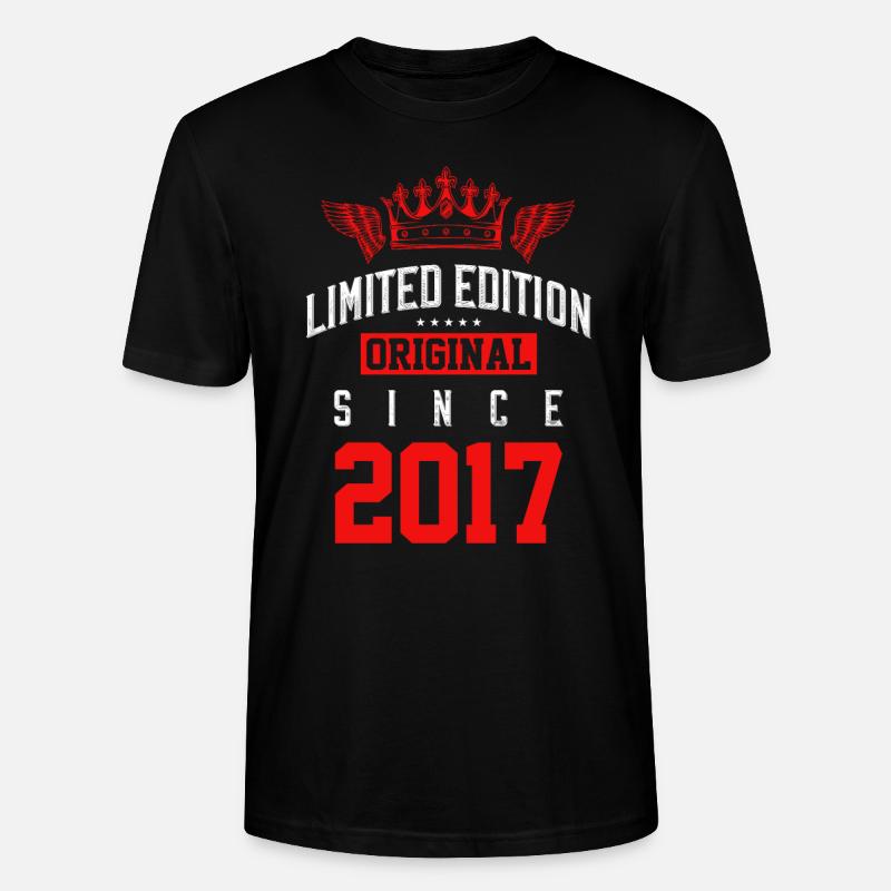 2017 limited edition - Stanley/Stella Unisex Bio-T-Shirt CRAFTER - Schwarz