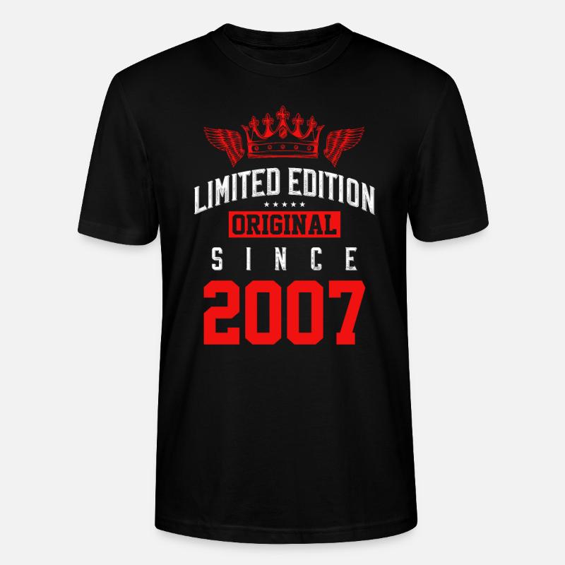 2007 limited edition - Stanley/Stella Unisex Bio-T-Shirt CRAFTER - Schwarz