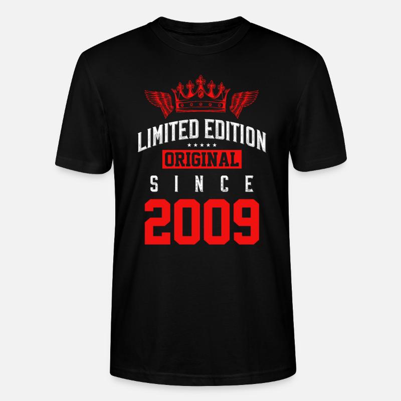Édition limitée 2009 - T-shirt bio CRAFTER Stanley Stella Unisexe - noir