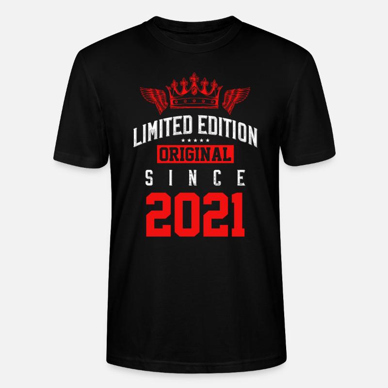 2021 limited edition - Stanley/Stella Unisex Bio-T-Shirt CRAFTER - Schwarz