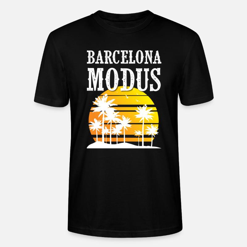 Mode Barcelone - T-shirt bio CRAFTER Stanley Stella Unisexe - noir