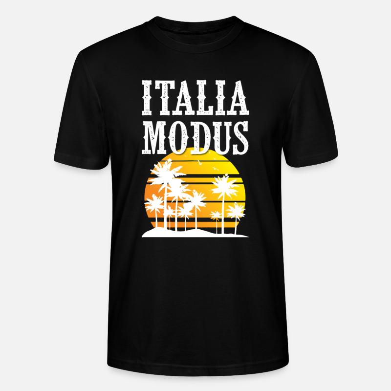 Italia Modus - Stanley/Stella Unisex Bio-T-Shirt CRAFTER - Schwarz