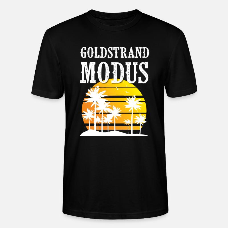 Mode Sables dorés - T-shirt bio CRAFTER Stanley Stella Unisexe - noir