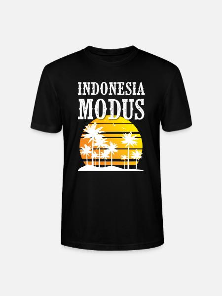 Indonesia Modus - Stanley/Stella Unisex Bio-T-Shirt CRAFTER - Schwarz