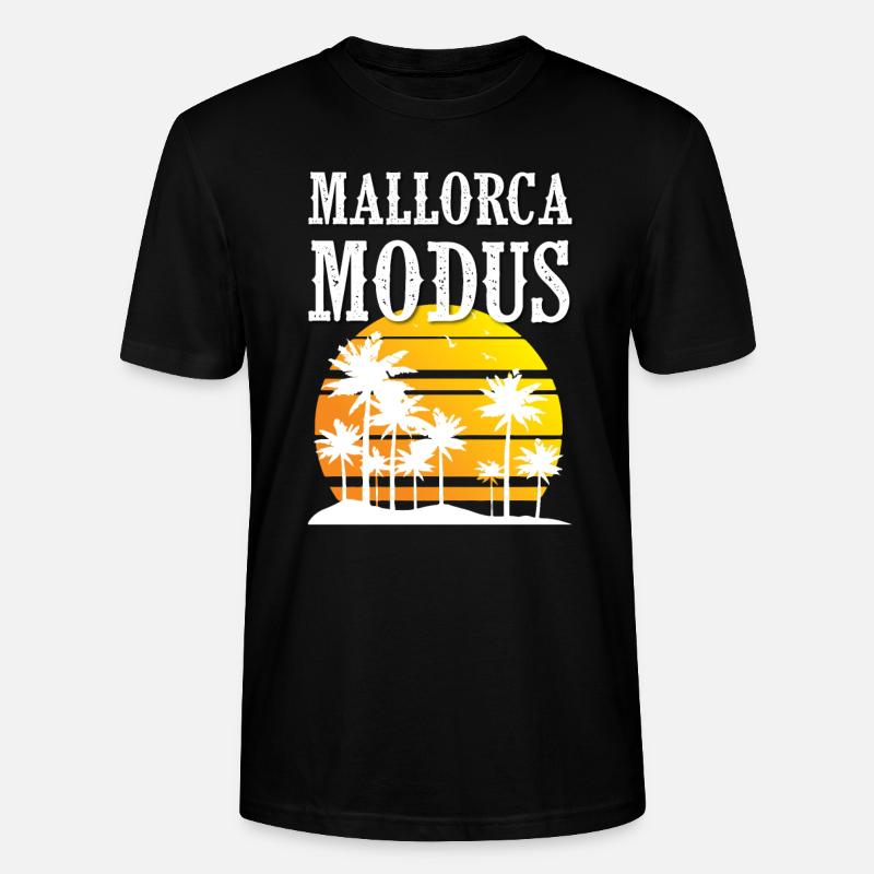 Mallorca Modus - Stanley/Stella Unisex Bio-T-Shirt CRAFTER - Schwarz