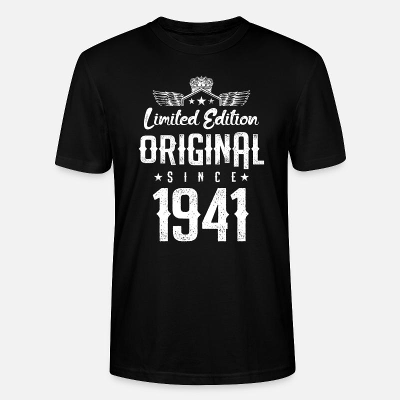 1941 limited edition - Stanley/Stella Unisex Bio-T-Shirt CRAFTER - Schwarz