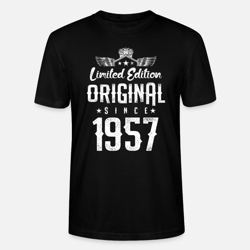 1957 limited edition - Stanley/Stella Unisex Bio-T-Shirt CRAFTER - Schwarz