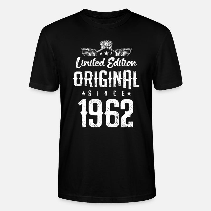 Édition limitée 1962 - T-shirt bio CRAFTER Stanley Stella Unisexe - noir