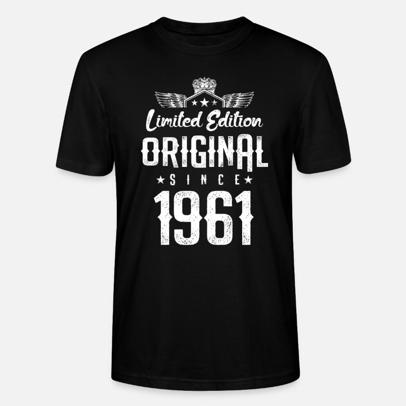 Édition limitée 1961 - T-shirt bio CRAFTER Stanley Stella Unisexe - noir