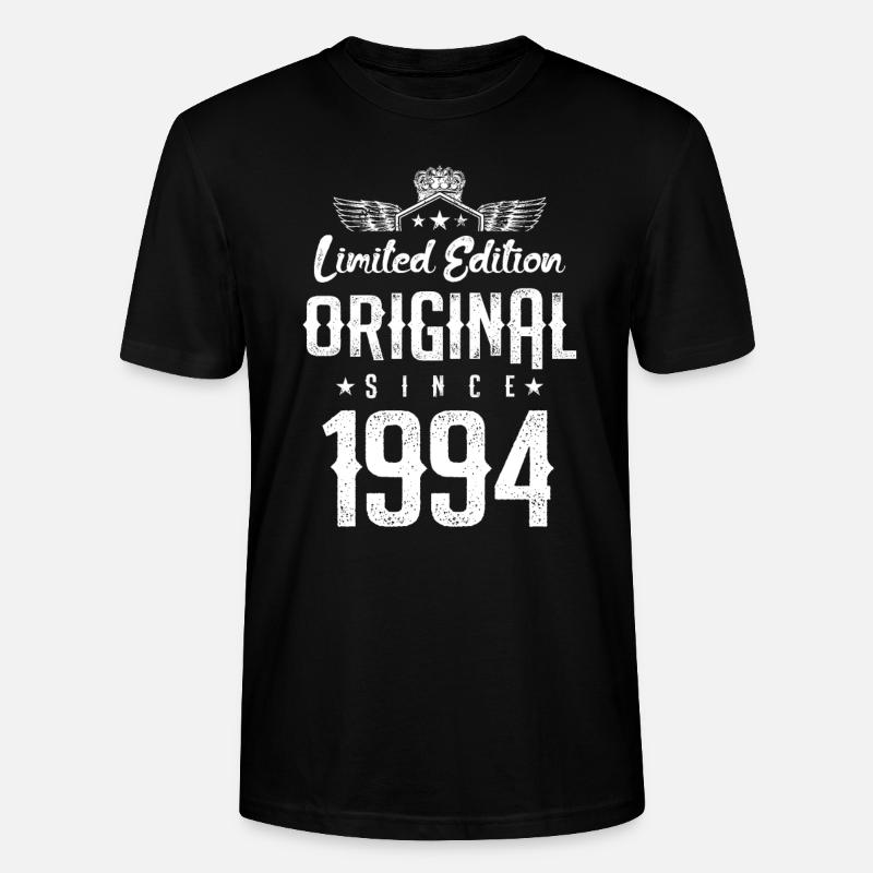 Édition limitée 1994 - T-shirt bio CRAFTER Stanley Stella Unisexe - noir