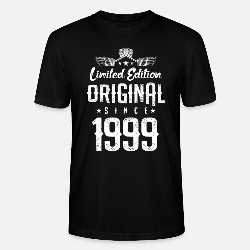 Édition limitée 1999 - T-shirt bio CRAFTER Stanley Stella Unisexe - noir
