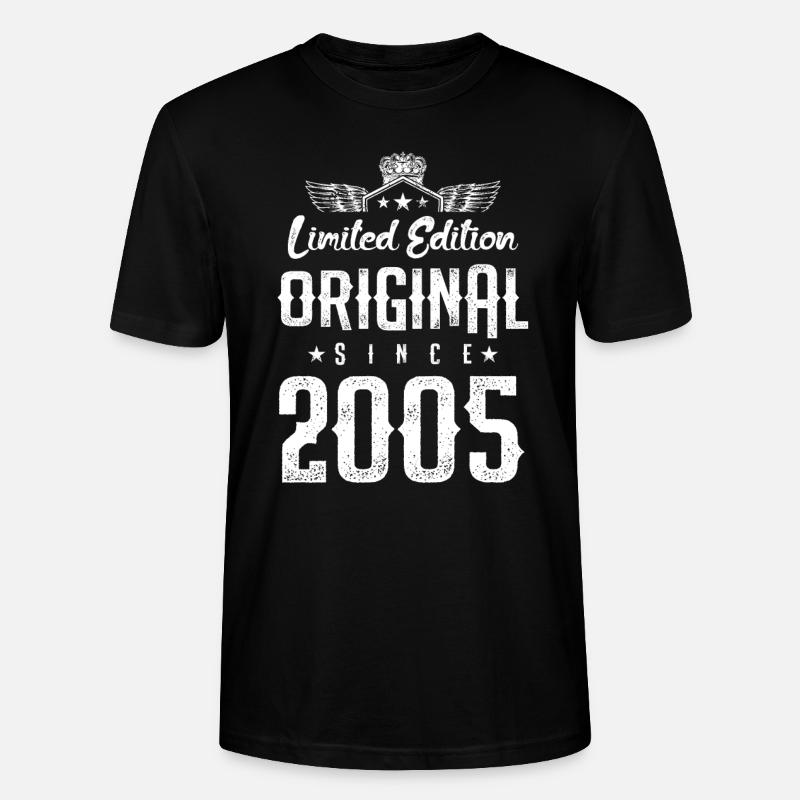 2005 limited edition - Stanley/Stella Unisex Bio-T-Shirt CRAFTER - Schwarz