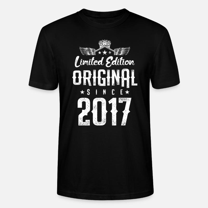 2017 limited edition - Stanley/Stella Unisex Bio-T-Shirt CRAFTER - Schwarz