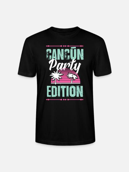 Cancun Party Edition - Stanley/Stella CRAFTER Unisex Organic T-Shirt - black
