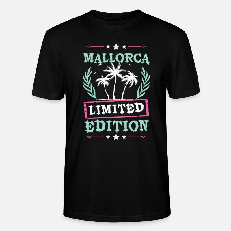 Mallorca Limited Edition - Stanley/Stella Unisex Bio-T-Shirt CRAFTER - Schwarz