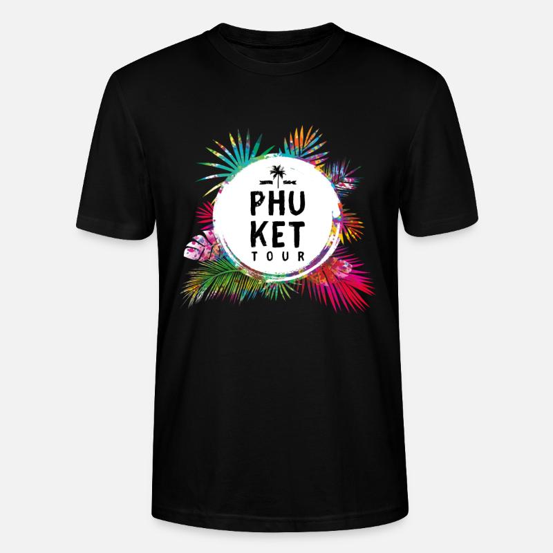 Phuket Tour Bunt - Stanley/Stella Unisex Bio-T-Shirt CRAFTER - Schwarz