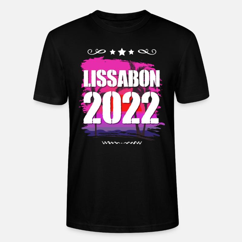 Lissabon 2022 - Stanley/Stella Unisex Bio-T-Shirt CRAFTER - Schwarz
