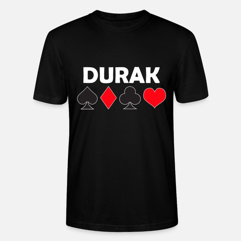 Durak - T-shirt bio CRAFTER Stanley Stella Unisexe - noir
