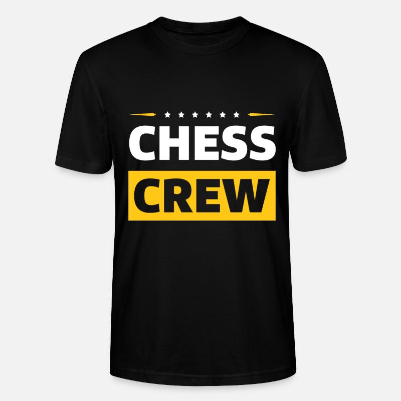Chess Crew - Stanley/Stella Unisex Bio-T-Shirt CRAFTER - Schwarz