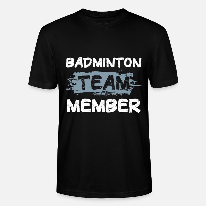 Badminton Team - Stanley/Stella Unisex Bio-T-Shirt CRAFTER - Schwarz