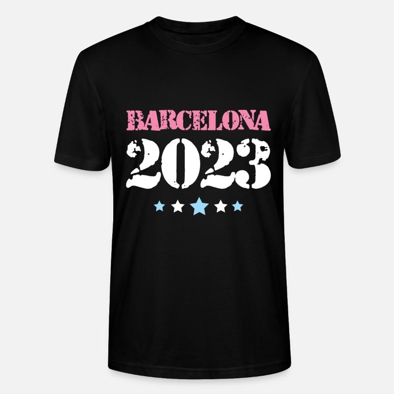 Barcelone 2023 - T-shirt bio CRAFTER Stanley Stella Unisexe - noir