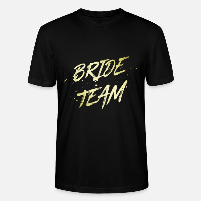 Bride Team - Stanley/Stella Unisex Bio-T-Shirt CRAFTER - Schwarz