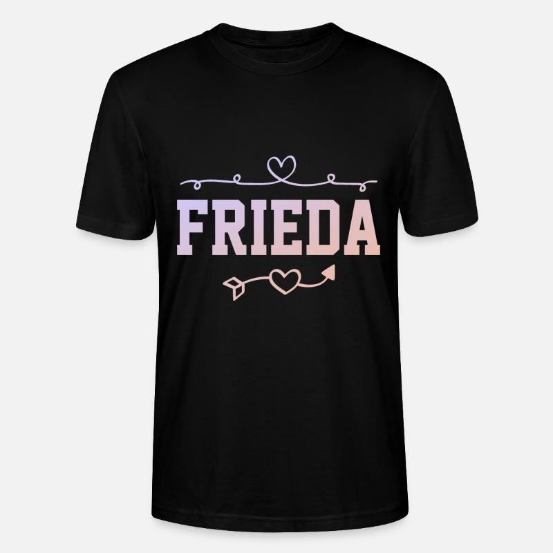 Frieda - Stanley/Stella CRAFTER Unisex Organic T-Shirt - black