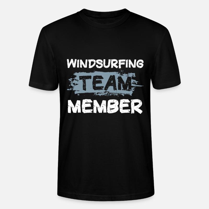 Équipe de planche à voile - T-shirt bio CRAFTER Stanley Stella Unisexe - noir