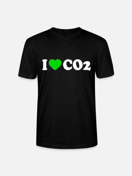 I love co2 - Stanley/Stella Unisex Bio-T-Shirt CRAFTER - Schwarz
