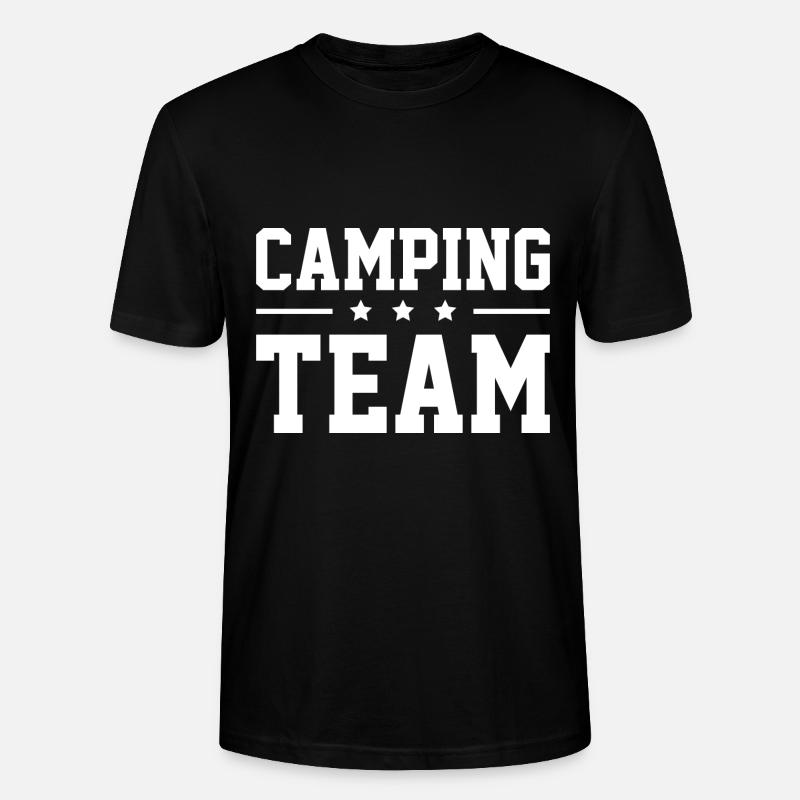 Camping Team - Stanley/Stella Unisex Bio-T-Shirt CRAFTER - Schwarz