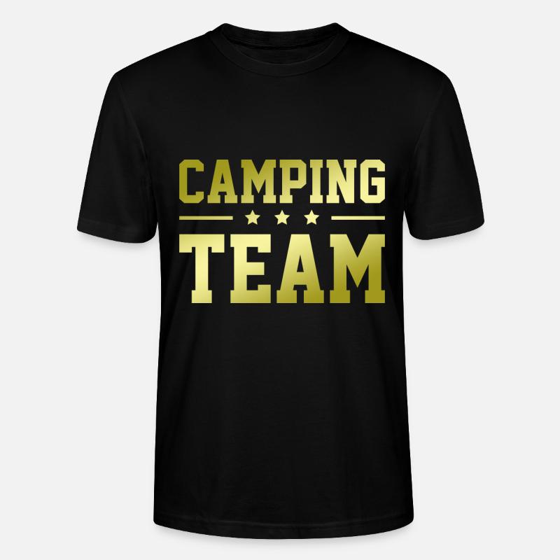 Équipe de camping - T-shirt bio CRAFTER Stanley Stella Unisexe - noir