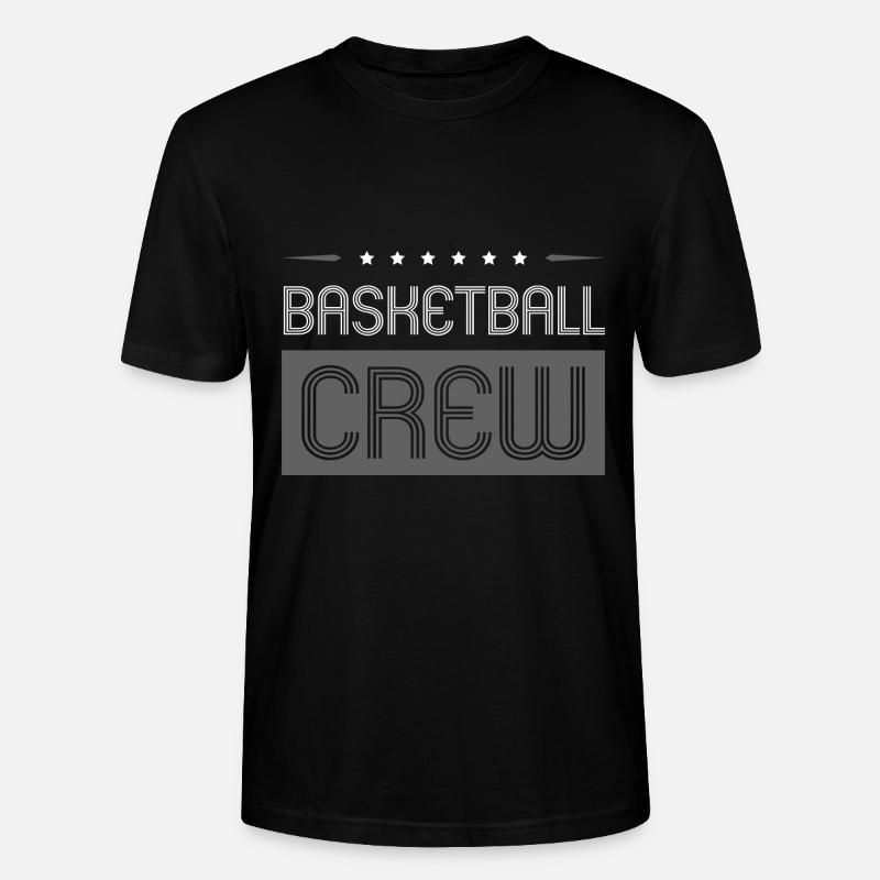 Basketball Crew - Stanley/Stella Unisex Bio-T-Shirt CRAFTER - Schwarz