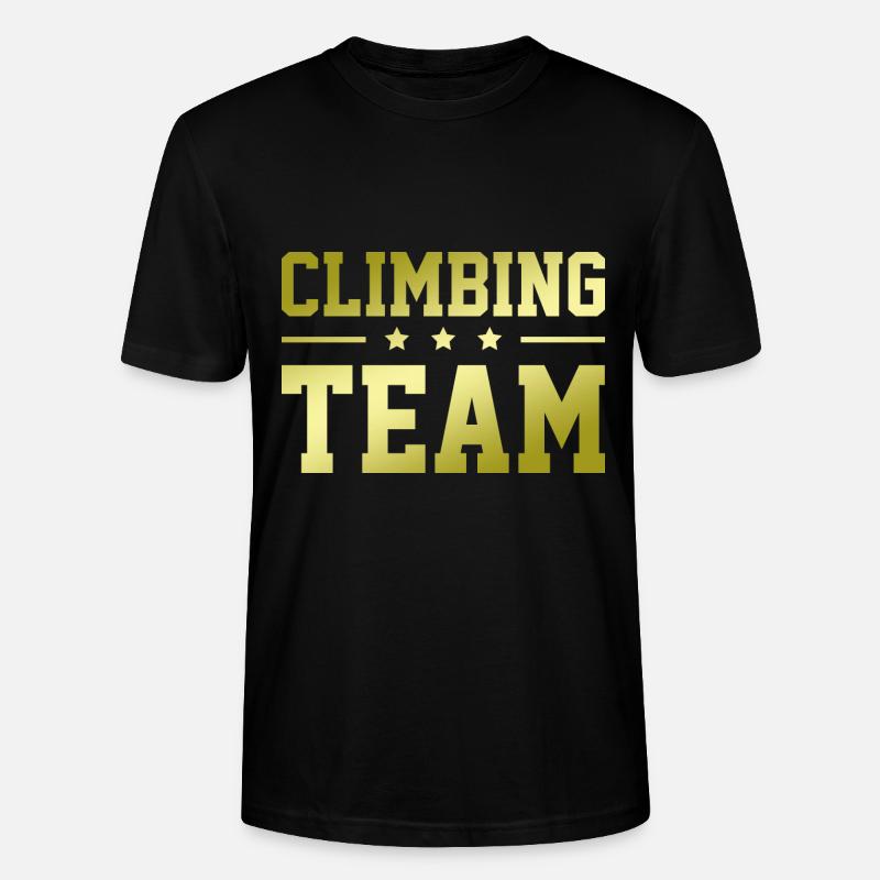 Climbing Team - Stanley/Stella Unisex Bio-T-Shirt CRAFTER - Schwarz