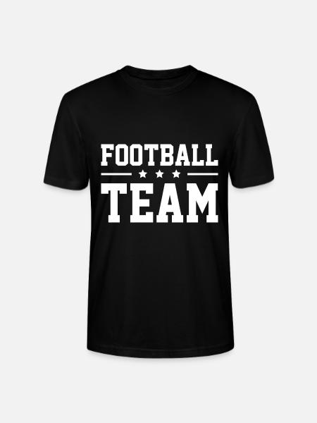 Football Team - Stanley/Stella CRAFTER Unisex Organic T-Shirt - black