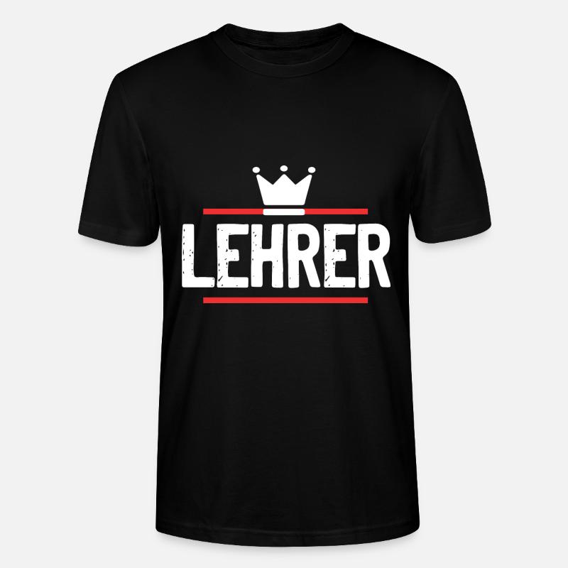 Lehrer Beruf - Stanley/Stella Unisex Bio-T-Shirt CRAFTER - Schwarz