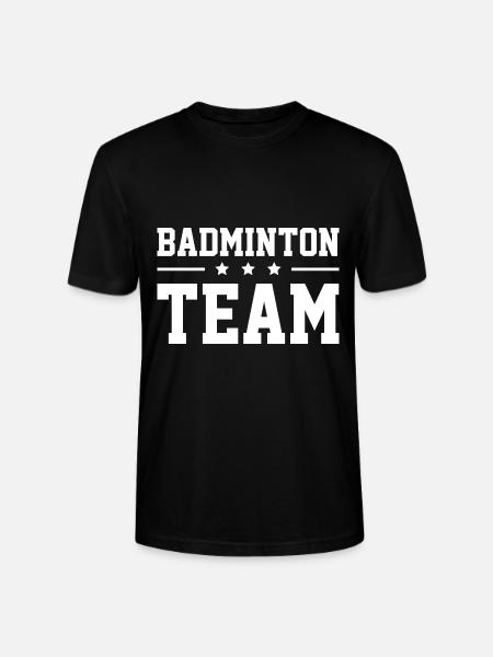 Équipe de badminton - T-shirt bio CRAFTER Stanley Stella Unisexe - noir