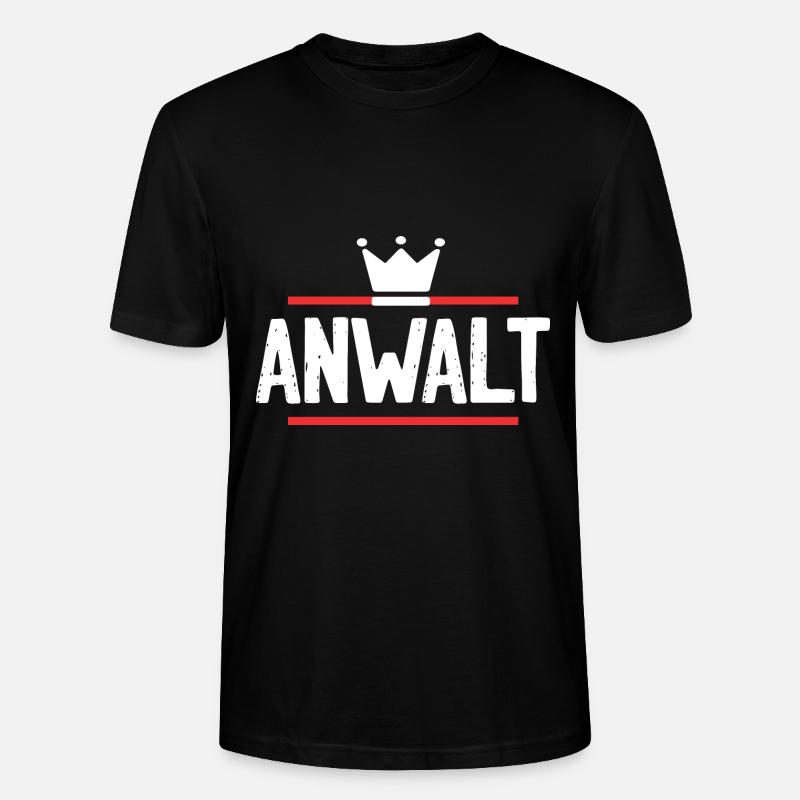 Anwalt Beruf - Stanley/Stella Unisex Bio-T-Shirt CRAFTER - Schwarz