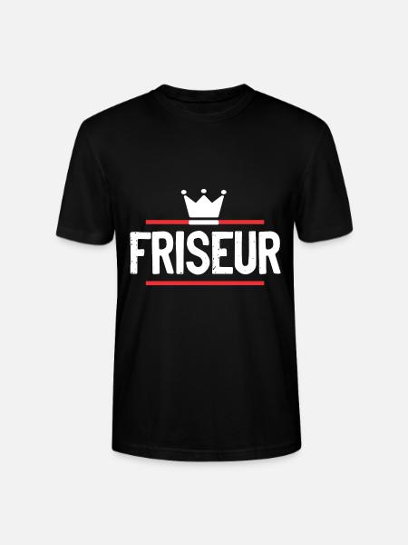 Friseur Beruf - Stanley/Stella Unisex Bio-T-Shirt CRAFTER - Schwarz