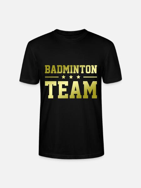 Badminton Team - Stanley/Stella Unisex Bio-T-Shirt CRAFTER - Schwarz