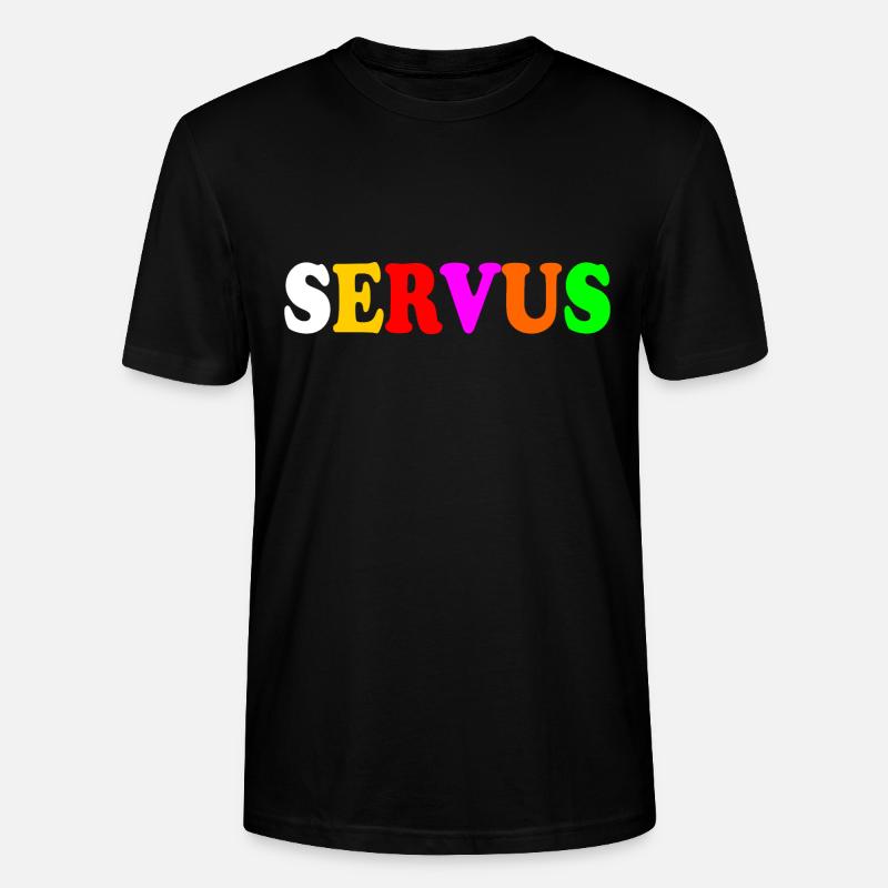 servus - Stanley/Stella Unisex Bio-T-Shirt CRAFTER - Schwarz