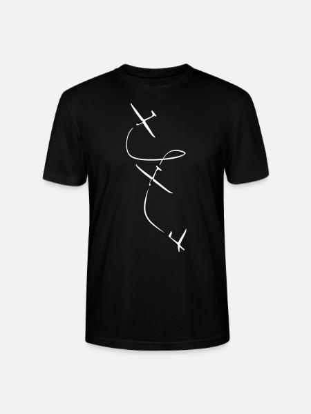 Glider Gliding Gliding Glider - Stanley/Stella CRAFTER Unisex Organic T-Shirt - black